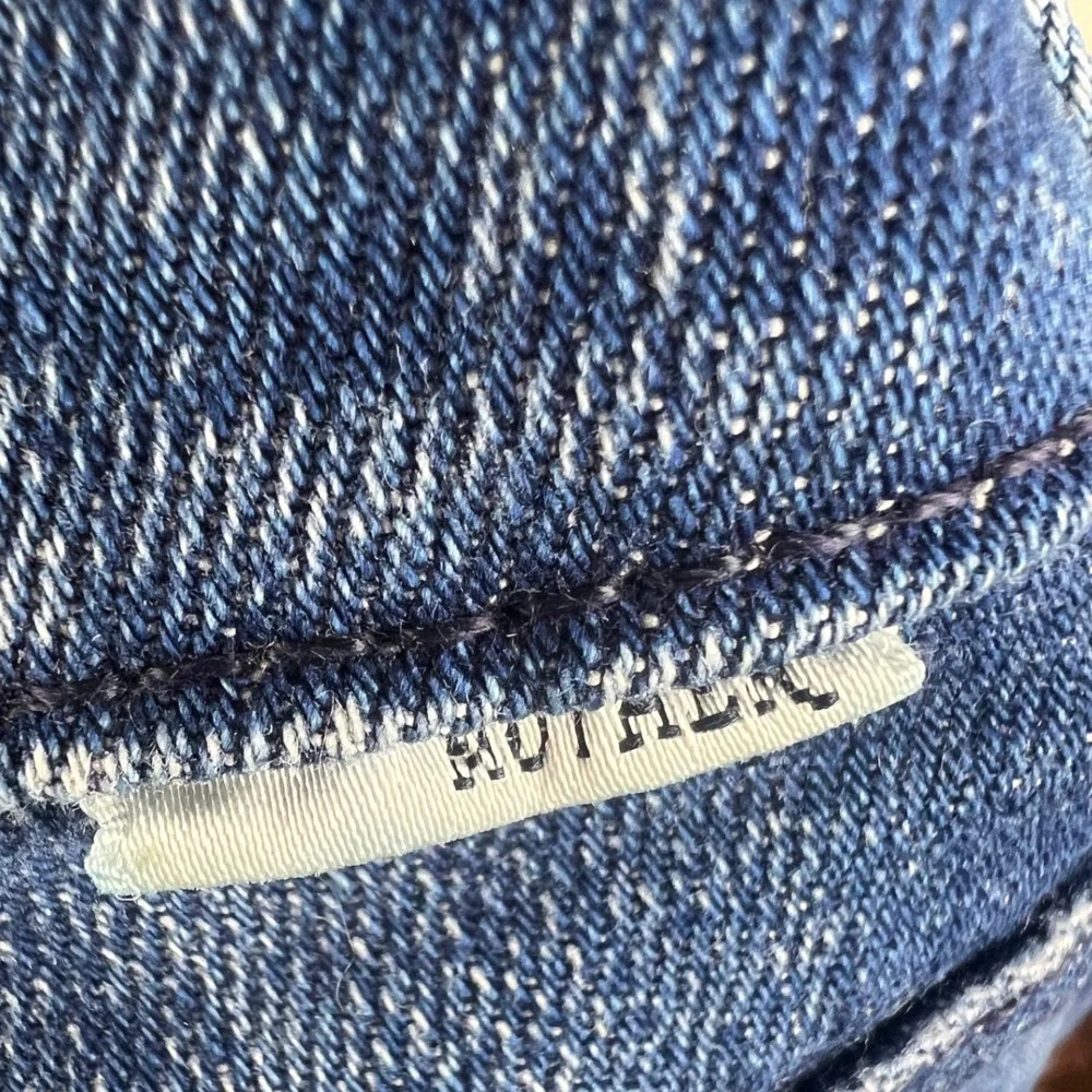MOTHER The Double Fray Charmer Distressed Skinny Jeans Take the Edge Off Size 25